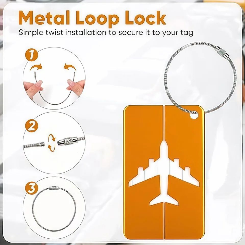 Aluminum Alloy Luggage Tag