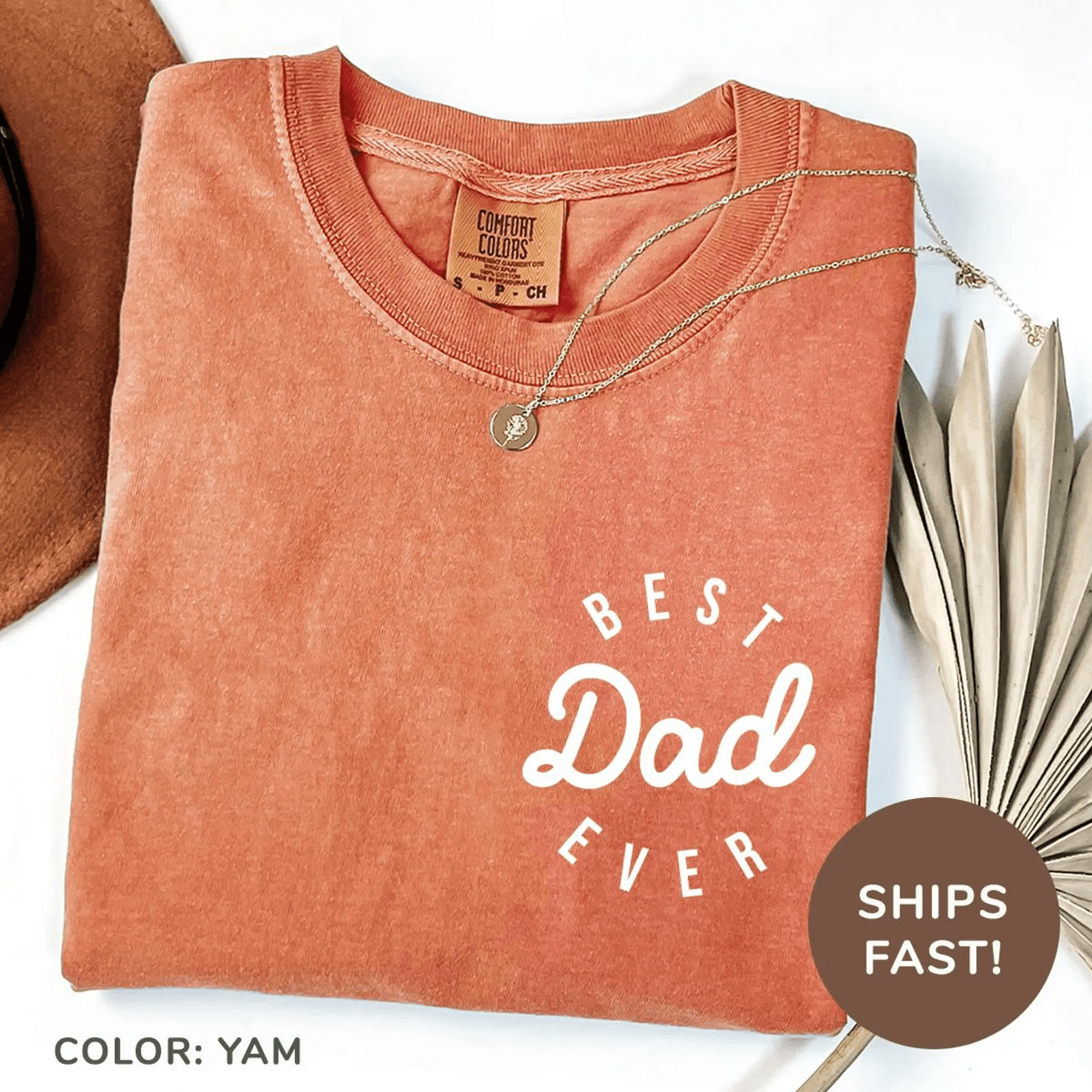 Best Dad Ever Shirt Comfort Colors Fathers Day Shirt Gift for Dad Tee