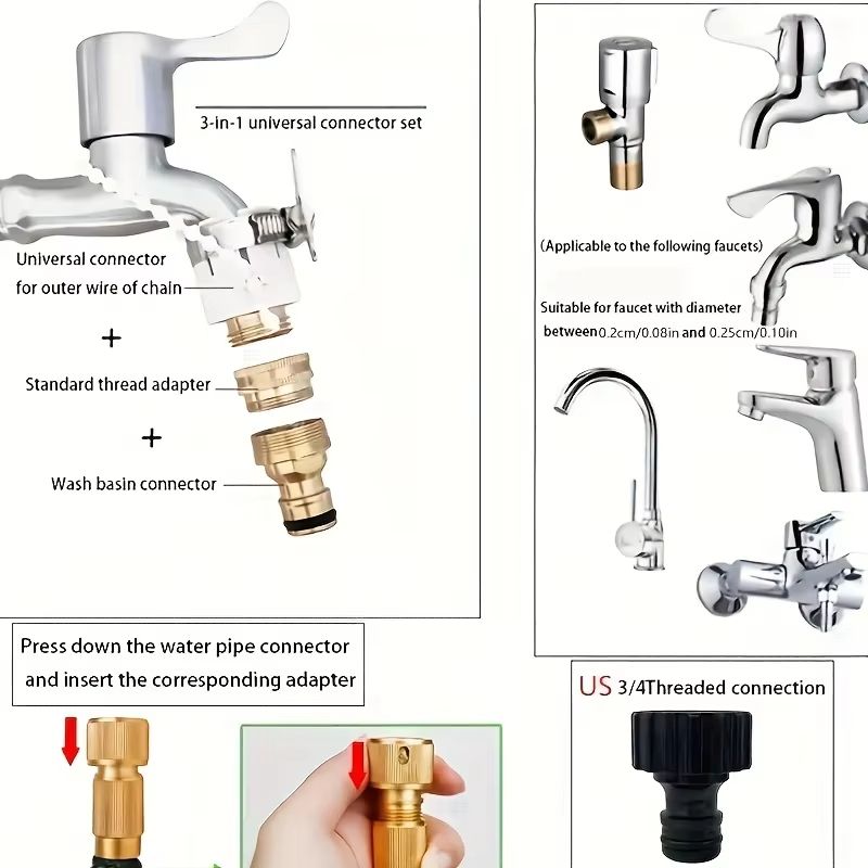 Expandable Magic Hose with Spray Gun – High-Pressure Garden & Car Wash Hose