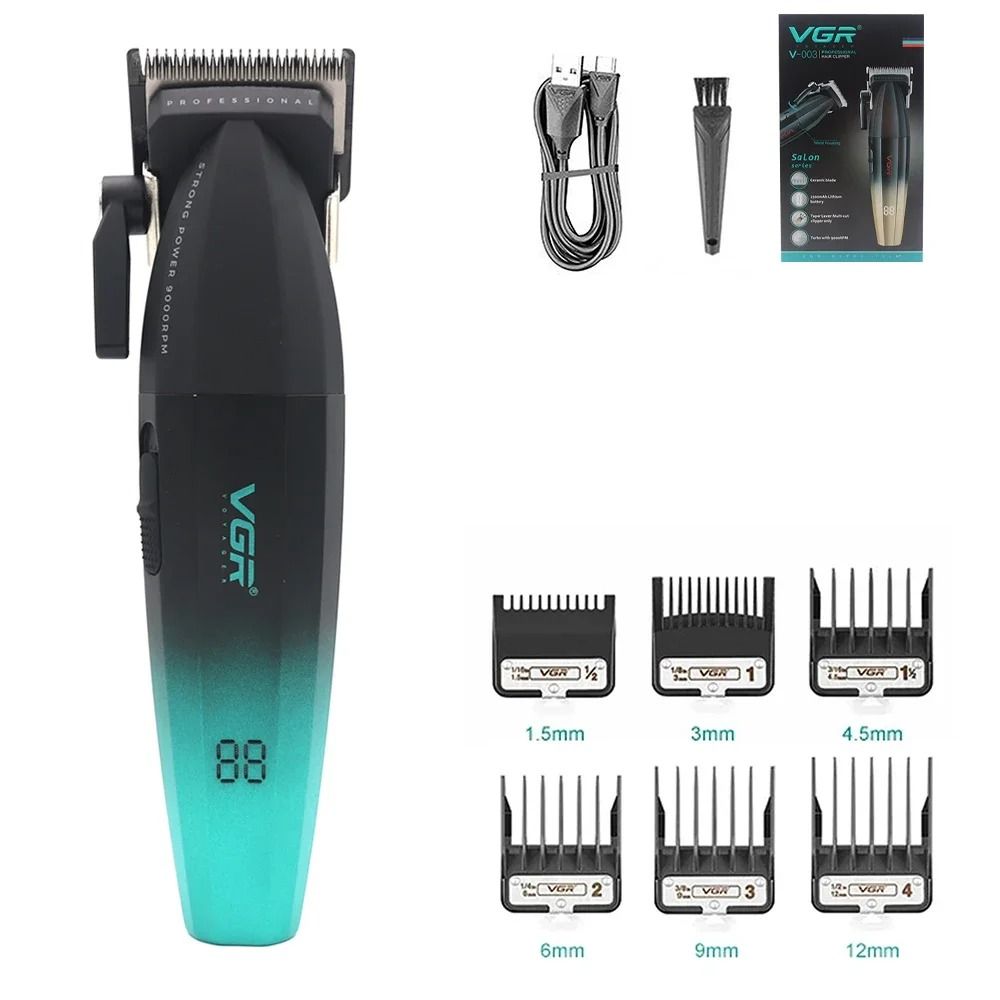 VGR V 003 Professional Hair Clipper with Ceramic Blade and USB Charging