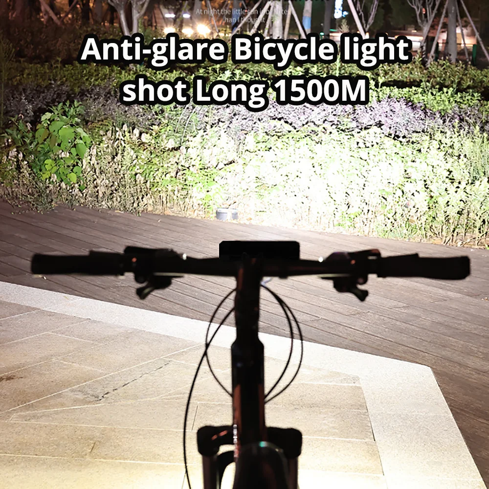 Bicycle Front Light Waterproof USB Charging MTB Bike Light