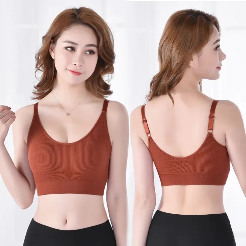 Seamless Comfort Full Cup Sleep & Sports Bra – Breathable Wireless Bralette for Women